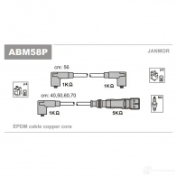 Высоковольтные провода зажигания, комплект JANMOR 5902925014795 abm58p N64DD S 2816680