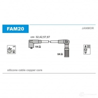 Высоковольтные провода зажигания, комплект JANMOR 5902925014061 3ZYZS C fam20 2817170