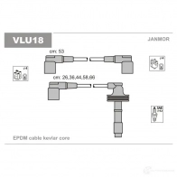 Высоковольтные провода зажигания, комплект JANMOR vlu18 O95 BT3 5902925002808 2818701