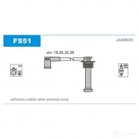 Высоковольтные провода зажигания, комплект JANMOR fs51 2817295 5902925004239 6 PQKR - Изображение 4