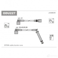Высоковольтные провода зажигания, комплект JANMOR 5902925015426 DYN KNI Opel Corsa (B) 2 Хэтчбек 1.2 i (F08) 45 л.с. 1993 – 2000 odu227