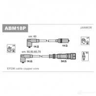 Высоковольтные провода зажигания, комплект JANMOR 2816627 5902925013903 abm18p L2 7WUO
