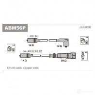 Высоковольтные провода зажигания, комплект JANMOR 5902925014016 abm56p 2816676 AI4 GWHQ