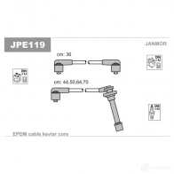 Высоковольтные провода зажигания, комплект JANMOR jpe119 8RT 7DZ 5902925016478 Nissan Primera (P10) 1 Седан 1.6 97 л.с. 1990 – 1996