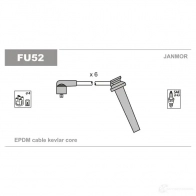 Высоковольтные провода зажигания, комплект JANMOR 6R NL8FM 5902925008381 fu52 Ford Mondeo 3 (GE, BWY) Универсал 3.0 V6 24V 204 л.с. 2004 – 2007