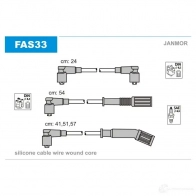 Высоковольтные провода зажигания, комплект JANMOR 2817199 5902925003409 fas33 7ZW3Z Q