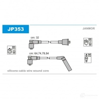 Высоковольтные провода зажигания, комплект JANMOR jp353 N0D 35KK Hyundai Accent (X3) 1 Хэтчбек 1.3 60 л.с. 1994 – 2000 5902925018779