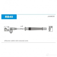 Высоковольтные провода зажигания, комплект JANMOR VOA GK rb40 Renault Twingo (CN0) 2 Хэтчбек 1.2 Turbo (CN0C. CN0F) 100 л.с. 2007 – 2024 5902925001290