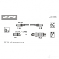 Высоковольтные провода зажигания, комплект JANMOR 2816707 5902925008701 abm75p CX1V 3D
