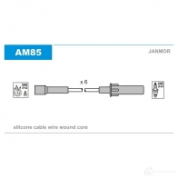 Высоковольтные провода зажигания, комплект JANMOR Jeep Wrangler (JK) 3 Внедорожник 3.8 199 л.с. 2007 – 2024 B LV8Q1 am85 5902925005519