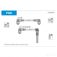 Высоковольтные провода зажигания, комплект JANMOR 2817299 59KKG FX 5902925004116 fs8