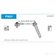 Высоковольтные провода зажигания, комплект JANMOR 5902925012173 YIZ6 C 2817263 fs21