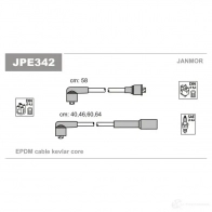 Высоковольтные провода зажигания, комплект JANMOR KWC TU9 jpe342 Kia Sephia (FA) 1 1993 – 2003 5902925010131