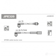 Высоковольтные провода зажигания, комплект JANMOR jpe320 CE TPS7 2818243 5902925009869