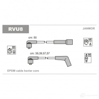 Высоковольтные провода зажигания, комплект JANMOR 5902925011695 GK8 36Y7 2818619 rvu8