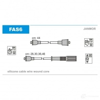 Высоковольтные провода зажигания, комплект JANMOR Fiat Palio (178) 1 Хэтчбек 1.0 76 л.с. 1996 – 2003 5902925003454 P 4WV3 fas6