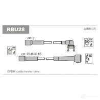 Высоковольтные провода зажигания, комплект JANMOR 5902925013699 0PJ OP5 Renault Laguna (B56) 1 Хэтчбек 2.0 (B56C/H/N) 113 л.с. 1995 – 1996 rbu28