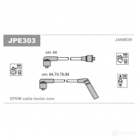 Высоковольтные провода зажигания, комплект JANMOR 559 GI Mitsubishi Pajero 2 (V3, V2, V4) Внедорожник 2.4 (V21W. V21C) 112 л.с. 1991 – 1999 jpe303 5902925009661