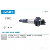 Катушка зажигания JANMOR Jaguar XF 5902925216670 jm5475 Q3R SM