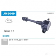 Катушка зажигания JANMOR Nissan X-Trail (T30) 1 Кроссовер 2.0 150 л.с. 2001 – 2013 5902925204769 PTY PE jm5049