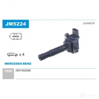 Катушка зажигания JANMOR FM9 3J19 5902925207517 Mercedes CLK (A209) 2 Кабриолет 1.8 CLK 200 Kompressor (2041) 184 л.с. 2006 – 2010 jm5224