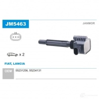 Катушка зажигания JANMOR Fiat 500 (312) 1 Хэтчбек 0.9 86 л.с. 2010 – 2025 jm5463 5902925216557 650 PN