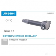 Катушка зажигания JANMOR 5902925215966 jm5404 TG AX4S Jeep Patriot (MK74) 1 Кроссовер 2.4 Eco + 4x4 170 л.с. 2008 – наст. время