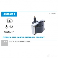 Катушка зажигания JANMOR jm5211 5902925207388 2817602 E G4JT