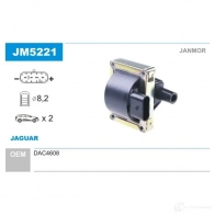 Катушка зажигания JANMOR D 2F4E6A jm5221 5902925207487 2817612