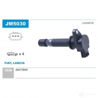 Катушка зажигания JANMOR 5902925204578 Fiat Brava (182) 1 Хэтчбек 1.8 GT 16V (182.BC) 113 л.с. 1995 – 2001 Z7 OANX jm5030