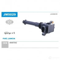Катушка зажигания JANMOR 5902925204561 Fiat Marea (185) 1 Седан 2.0 155 20V 154 л.с. 1999 – 2001 FQ UYVGW jm5029