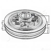 Шкив коленвала JAPANPARTS 9 Q5DO pu500 1494352 8033001667899 - Изображение 3