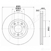 Тормозной диск JAPANPARTS di0638 1437514063 7F2 V70