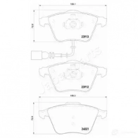 Тормозные колодки, комплект JAPANPARTS 1437476529 GJ HEJP4 pa0909af - Изображение 2