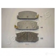 Тормозные колодки, комплект JAPANPARTS 1492442 pa701af MO NW1 8033001124590