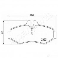 Тормозные колодки, комплект JAPANPARTS 1437476496 pp0513af 8V3 ZZZ - Изображение 2