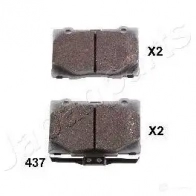 Тормозные колодки, комплект JAPANPARTS pa437af 7P UU6 1492376 8033001984538