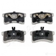 Тормозные колодки, комплект JAPANPARTS Z54A6N P pa610af 1492435 8033001124538