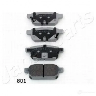Тормозные колодки, комплект JAPANPARTS 1493739 8033001785777 KRL MJ pp801af - Изображение 6