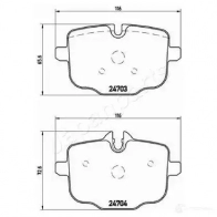 Тормозные колодки, комплект JAPANPARTS OD TYKU pp0113af 1437477248 - Изображение 2