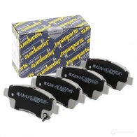 Тормозные колодки, комплект JAPANPARTS 8033001122763 WO 7SZ 1492281 pa281af - Изображение 2