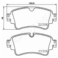 Тормозные колодки, комплект JAPANPARTS pp0910af 1437476377 T706 BR - Изображение 2