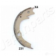Тормозные колодки ручника, комплект JAPANPARTS gf231af R9X FU 1484813 8033001763744
