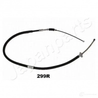 Трос ручника, стояночного тормоза JAPANPARTS 3 4RT9 8033001947625 bc299r 1475745 - Изображение 2