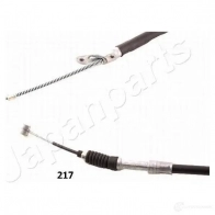 Трос ручника, стояночного тормоза JAPANPARTS 8033001792775 U5P9S 2W bc217 1475641 - Изображение 2