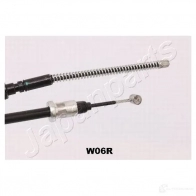 Трос ручника, стояночного тормоза JAPANPARTS bcw06r 2KRHW 4 8033001938081 1476420 - Изображение 2