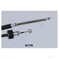 Трос ручника, стояночного тормоза JAPANPARTS 8033001936735 1476379 bck17r 0W1R N9 - Изображение 2