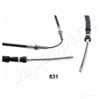 Трос ручника, стояночного тормоза JAPANPARTS 1476193 bc831 BZZPB KE 8033001961034 - Изображение 2