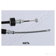 Трос ручника, стояночного тормоза JAPANPARTS bch27l 8033001934076 X SFYROB 1476291 - Изображение 2