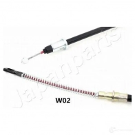 Трос ручника, стояночного тормоза JAPANPARTS bcw02 1476414 L3 LU0B 8033001791815 - Изображение 2